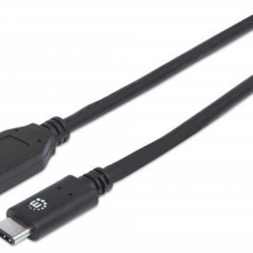 Cable Manhattan 353373 – USB-A a USB-C – 1m – Negro – 353373