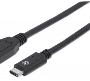 Cable Manhattan USB 3.1 Tipo C - Micro B - 1 M - 3amp - 353397