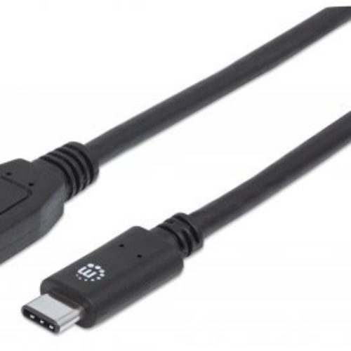 Cable Manhattan USB 3.1 Tipo C – Micro B – 1 M – 3amp – 353397