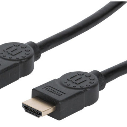 Cable HDMI Manhattan 354332 – 48Gbps – Blindado – 3 Mts – Negro – 354332