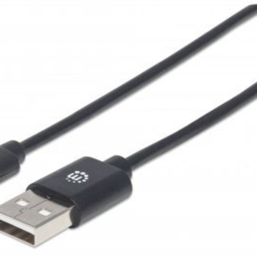Cable Manhattan 354929 – USB-A – USB-C – 2 Mts – Negro – 354929