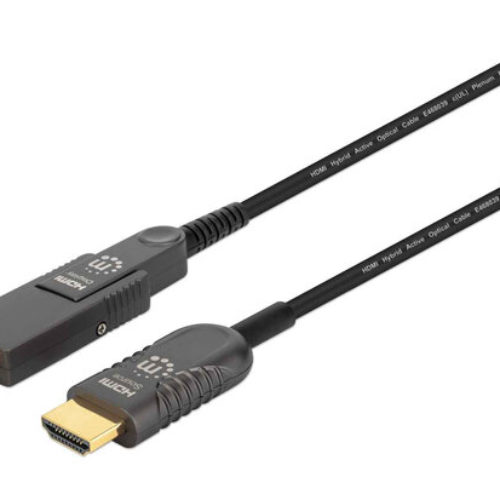 Cable Manhattan 355193 – HDMI a HDMI/Micro HDMI – 30m – Negro – 355193