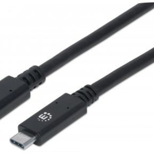 Cable de Extensión Manhattan 355230 – USB-C Macho a USB-C Hembra – 50cm – 355230