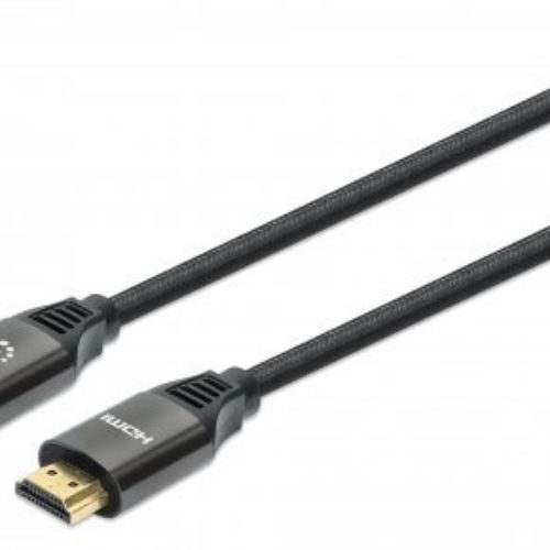 Cable de Video Manhattan 355933 – HDMI – 1M – 8K – 60Hz – Con Ethernet – 355933