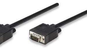 Cable VGA Manhattan - para Monitor - 8mm - HD15 M-M - 11mts - 371377