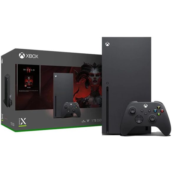 Consola Microsoft Xbox Series X - 1TB SSD - Incluye Videojuego Diablo IV - CL-00024