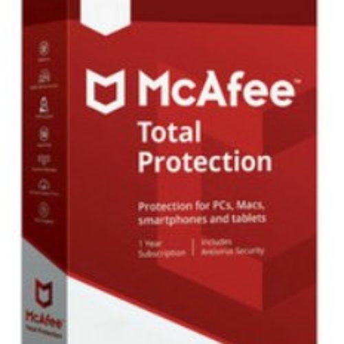 Antivirus McAfee Total Protection – 10 Dispositivos – 1 Año – Caja – MTP00LNRXRDA