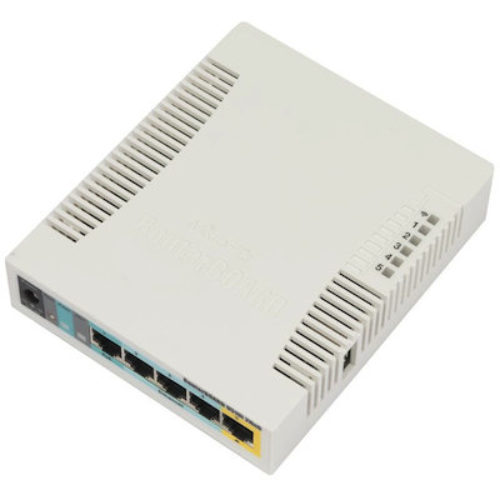 Punto de Acceso MikroTik RB951Ui-2HnD – 2,4 GHz – 100 Mbit/s – 5x RJ-45 – RB951UI-2HND