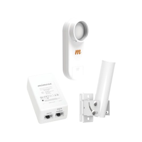 Kit de Redes Mimosa Networks C5X-PACK – 1 Radio C5X – Inyector PoE – Montaje – Cable de Alimentación – C5X-PACK