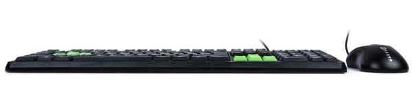 Teclado y Mouse Naceb - USB - Anti-derrame - Negro  - NA-457 - Imagen 2