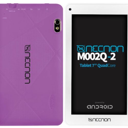 Tablet Necnon M002Q-2 – 7″ – Allwinner A50 – 2GB – 16GB – Cámaras 2MP/5MP – Android – Morado – NBTA2Q055M