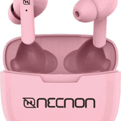 Auriculares Necnon NTWS-03 – Inalámbrico – Bluetooth – Rosa – NBAB030400