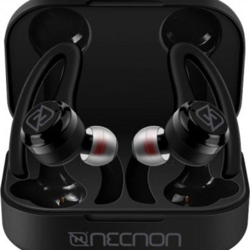 Auriculares Necnon NTWS-SPORT – Inalámbrico – Bluetooth – Negro – NBABNS01AS