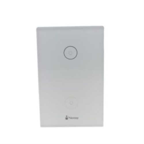 Interruptor Nextep NE-266D – Doble – Wi-Fi – Touch – Blanco – NE-266D