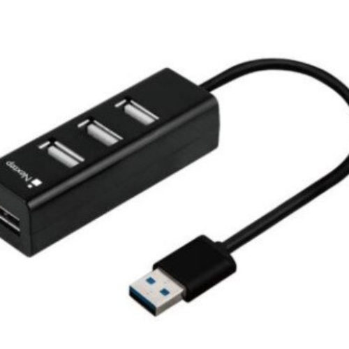 Hub USB Nextep NE-444 – 4x USB 2.0 – Negro – NE-444