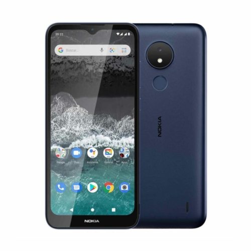 Smartphone Nokia C21 – 6.5″ – Octa-Core – 2GB – 32GB – Cámara 5MP/8MP – Android – Azul – Nokia C21-Azul