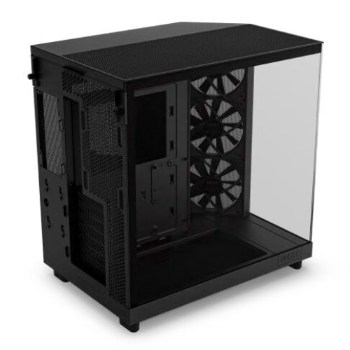 Gabinete Gamer NZXT H6 Flow RGB – Media Torre – ATX/Micro-ATX/Mini-ITX – Panel Lateral – CC-H61FB-R1