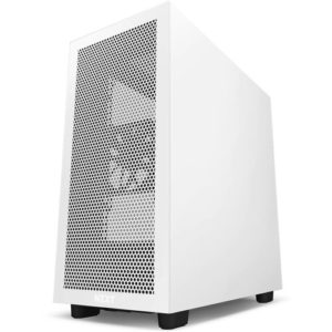 Gabinete Gamer NZXT H7 Flow - Media Torre - E-ATX/ATX/Micro ATX/Mini-ITX - Panel Lateral - Blanco/ Negro - CM-H71FG-01