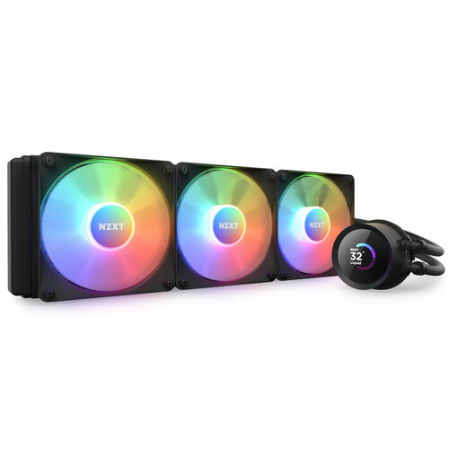 Enfriamiento Líquido NZXT Kraken 360 RGB – 3x Ventiladores – 1800RPM – RL-KR360-B1