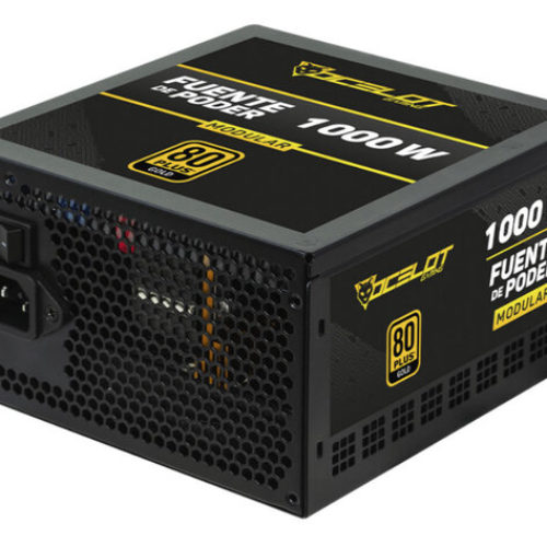 Fuente de Poder Ocelot OPS1000 – 1000W – ATX – 20 + 4 Pines – 2 Sata – 1 Molex – OPS1000