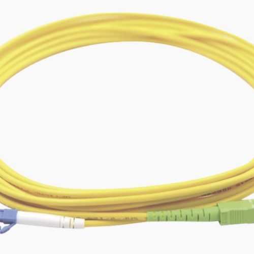 Cable de Fibra Óptica LinkedPRO – LC/UPC-SC/APC – Simplex – Monomodo – 1M – Amarillo – LP-FO-LCU-SCA-01