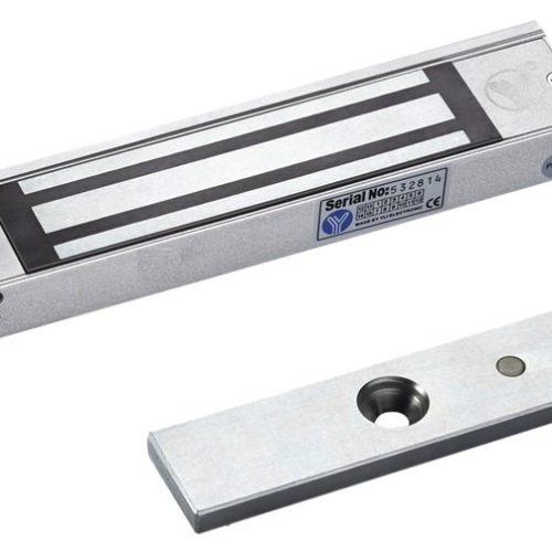 Chapa Magnética AccessPro MAG-350S – 350lbs – Sensor de Estado de La Placa – Para Uso en Interior – MAG-350S
