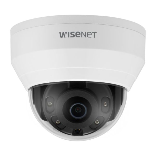 Cámara IP Hanwha QND-8010R - 5MP - Domo - Lente Fijo 2.8 mm - IR 20M - Interior - QND-8010R