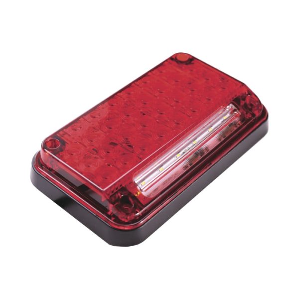 Luz de Advertencia Epcom XLTE2335R - 66 LEDs - 7" x 4" - Rojo - XLTE2335R