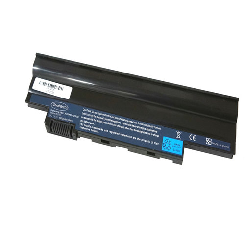 Bateria Ovaltech Para Acer Aspire One D257/722 – 6 Celdas – 11.1V – 4400mAh – Negro – OTRD255