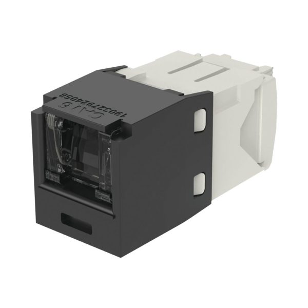 Jack Panduit - Cat6 - RJ-45 - Negro - Con Ventana - CJH688TGBL