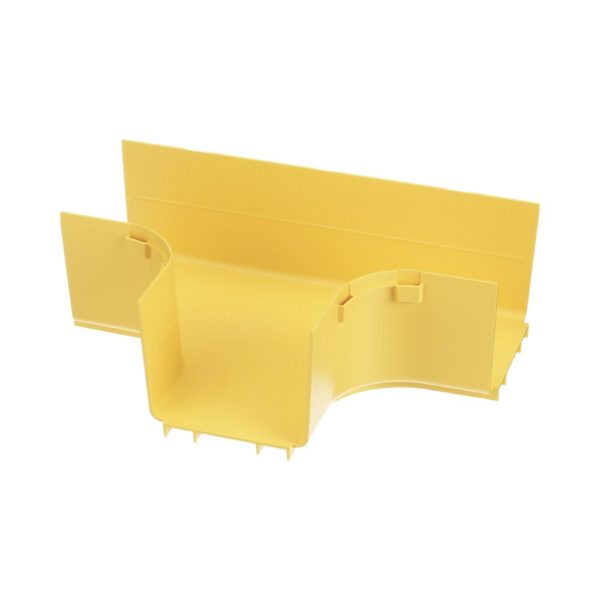 Accesorio en T Panduit FRT4X4LYL - Horizontal - Ángulos a 90º - Para Canaletas 4x4 - Amarillo - FRT4X4LYL