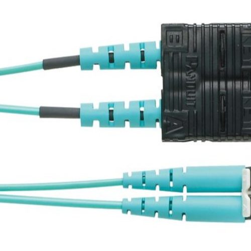 Cable de Fibra Óptica Panduit – LC-SC – Dúplex – Multimodo – 2M – Aqua – FZ2ERLNSNSNM002