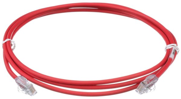 Cable de Red Panduit - Cat6a - RJ-45 - 2.1 M - Rojo - UTP28X7RD