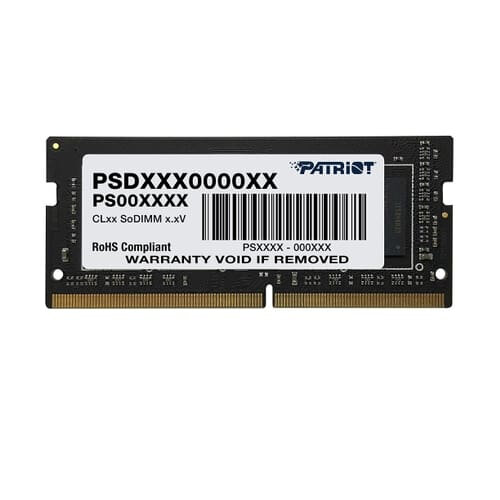 Memoria RAM PATRIOT Signature Line – DDR4 – 8GB – 3200MHz – SO-DIMM – para Laptop – PSD48G320081S