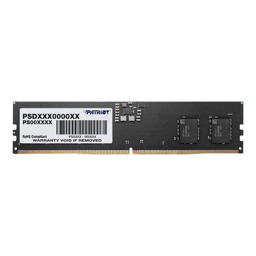 Memoria RAM PATRIOT Signature – DDR5 – 16GB – 5200MHz – UDIMM – Para PC – PSD516G520081