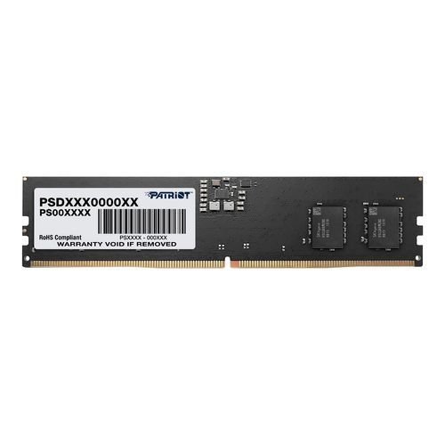 Memoria RAM PATRIOT PSD58G520041 – DDR5 – 8GB – 5200MHz – UDIMM – Para PC – PSD58G520041