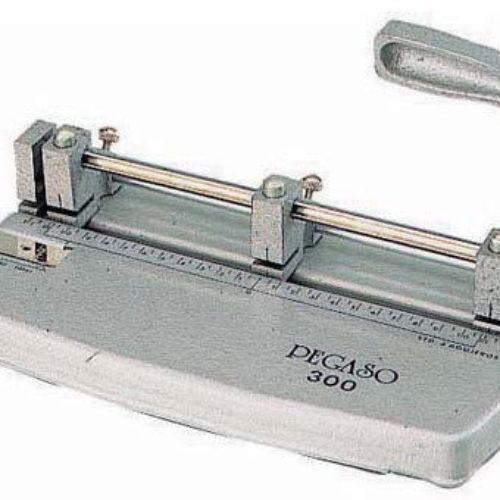 Perforadora Pegaso 300 – Triple – Ajustable – Gris – 300