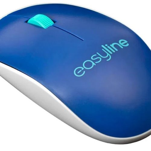 Mouse Easy Line EL-995128 – Inalámbrico – USB – Azul – EL-995128