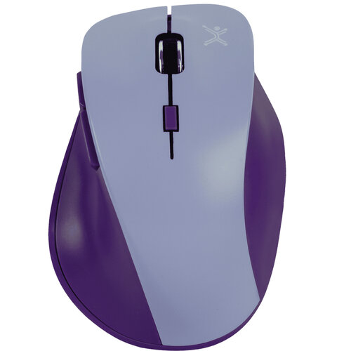 Mouse Perfect Choice Thumb – Inalámbrico – USB – 6 Botones – Morado – PC-045106