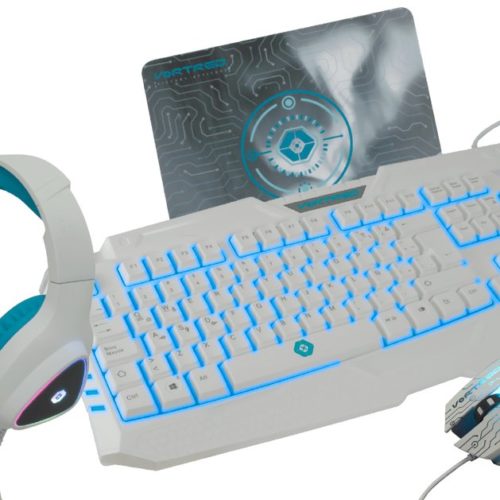 Kit Gamer Vortred Avalanche 4 en 1  – Teclado – Diadema – Mouse – Mouse Pad – V-930457