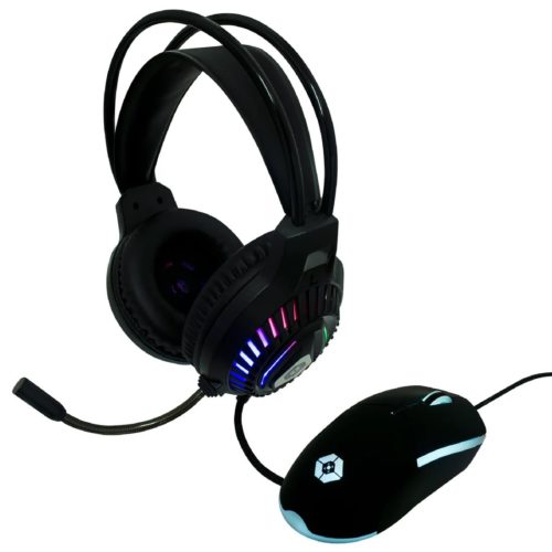 Kit Gamer Vortred Raito – Mouse – Diadema – RGB – Alámbrico – V-930648