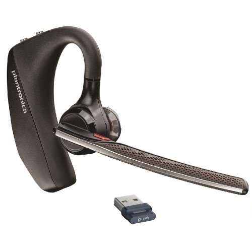 Manos Libres Poly Voyager 5200 UC – Inalámbrico – USB – Bluetooth – Negro – 206110-102