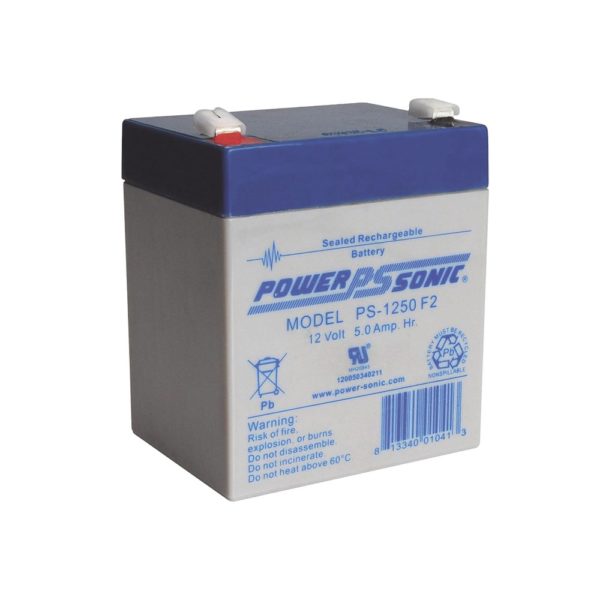 Batería de Respaldo Ul Power Sonic PS-1250-F2 - 12v - 5Ah - PS-1250-F2
