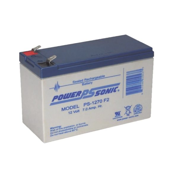 Batería de Respaldo Ul Power Sonic PS-1270-F2 - 12V - 7Ah - Terminales Tipo F2 - PS-1270-F2