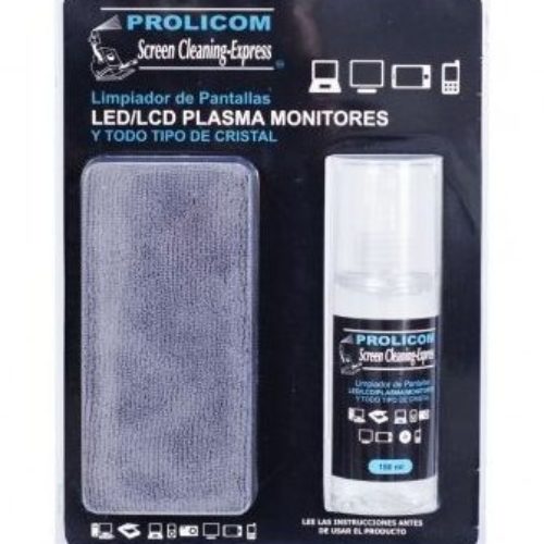 Limpiador Prolicom 367608 – 150ml – Para Pantallas LED, LCD y Monitores – 367608