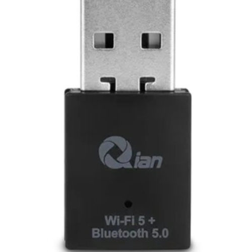 Adaptador de Red QIAN QYW-033WB – 2.4/5GHz – USB – Bluetooth 5.0 – QYW-033WB