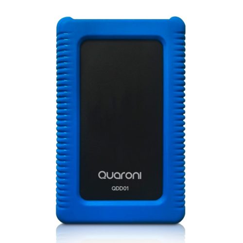 Disco Duro Externo Quaroni QDD01 – 2.5″ – 500GB – USB 3.0 – Windows/Mac – Negro con Azul – QDD01