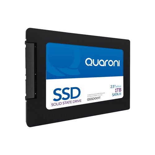 Unidad de Estado Sólido Quaroni QSSD001T- 2.5″ – 1TB – SATA III – QSSD001T