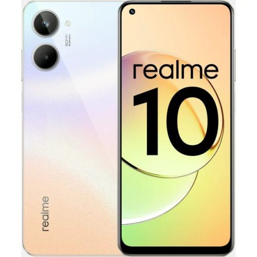 Smartphone Realme 10 – 6.4″ – MediaTek Helio G99 – 8GB – 128GB – Cámaras 16MP/50MP – realme UI 3.0 (Basado en Android 12) – Blanco – REALME 10-BLANCO