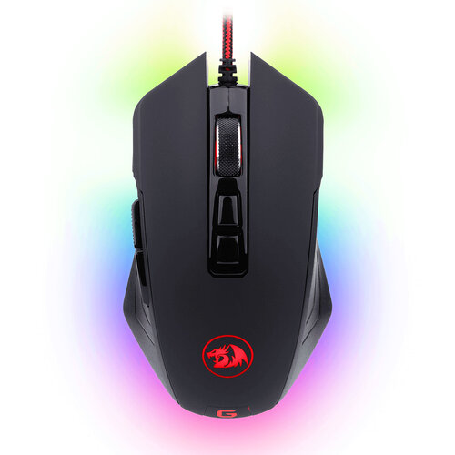 Mouse Gamer Redragon Dagger2 – Alámbrico – 8 Botones – Ambidiestro – LED – M715-RGB-1